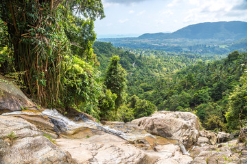 Obraz premium Namuang waterfall on Koh Samui