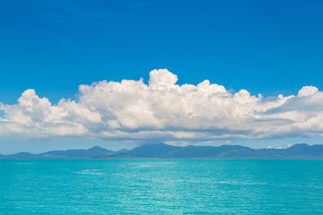 Obraz premium Ferry near Koh Phangan island