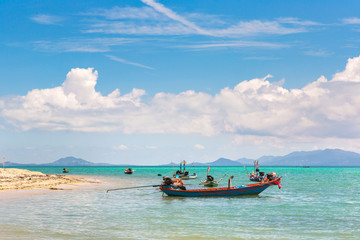 Fisherman boat on Phangan Island