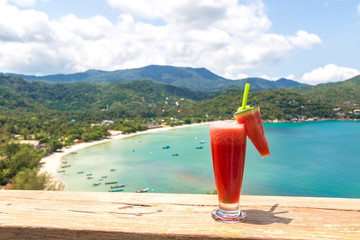 Watermelon shake on Phangan island