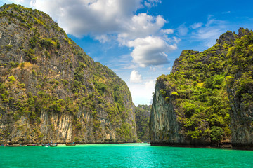 Maya bay on Phi Phi Leh island