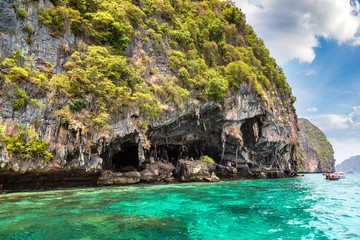 Fototapeta premium Viking cave on Maya island