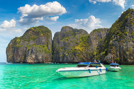 Maya bay on Phi Phi Leh island