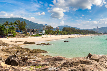 Fototapeta na wymiar Patong beach on Phuket