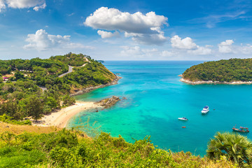 Naklejka premium Panoramic view of Phuket