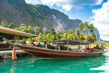 Fototapeta premium Cheow Lan lake in Thailand