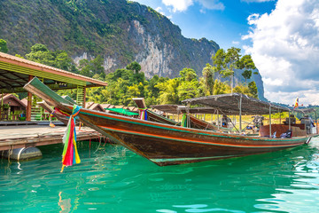 Cheow Lan lake in Thailand