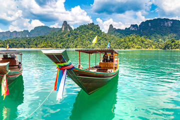 Cheow Lan lake in Thailand