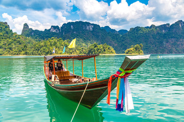 Cheow Lan lake in Thailand