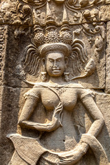 Fototapeta na wymiar Chau Say Tevoda temple in Angkor Wat