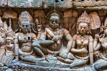 Terrace of Elephants  in Angkor Wat