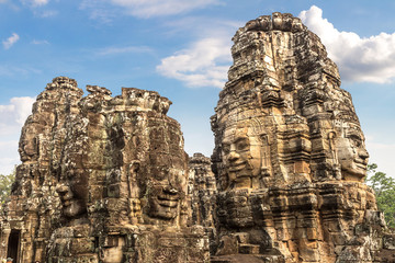 Bayon temple in Angkor Wat