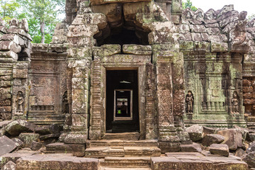 Fototapeta na wymiar Ta Som temple in Angkor Wat