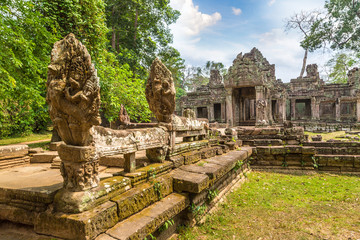 Preah Khan temple in Angkor Wat