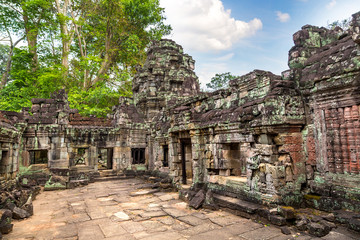 Preah Khan temple in Angkor Wat