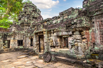 Preah Khan temple in Angkor Wat