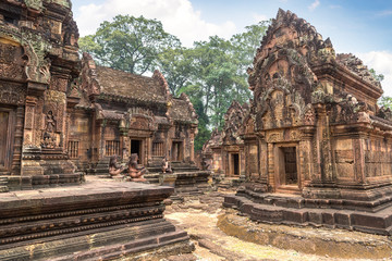 Naklejka premium Banteay Srei temple in Angkor Wat