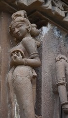 Fototapeta na wymiar Jagdambi temple, Khajuraho, Madhya Pradesh, India