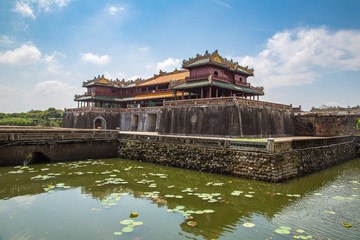 Naklejka premium Imperial Royal Palace in Hue, Vietnam