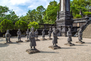 Tomb of Khai Dinh in Hue, Vietnam