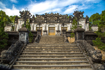Naklejka premium Tomb of Khai Dinh in Hue, Vietnam