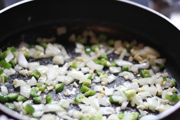 Saute vegetables