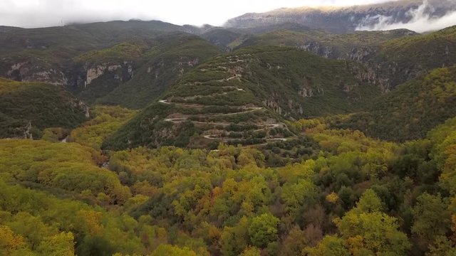 Papingo Road Drone Shot