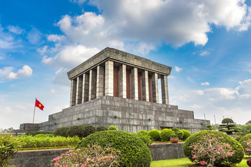 Fototapeta na wymiar Ho Chi Minh Mausoleum in Hanoi, Vietnam