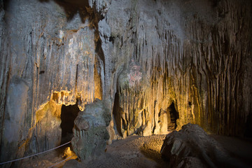 Cave in Halong bay, Vietnam