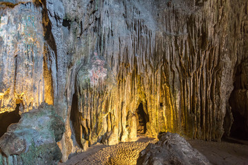 Cave in Halong bay, Vietnam