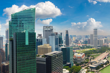 Panoramic view of Singapore