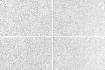 White stone tile floor background and texture