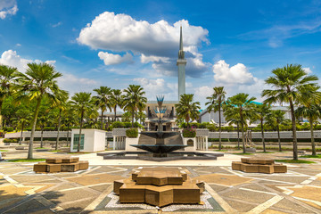 Naklejka premium National Mosque in Kuala Lumpur