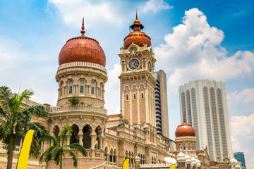 Fototapeta na wymiar Sultan Abdul Samad building in Kuala Lumpur