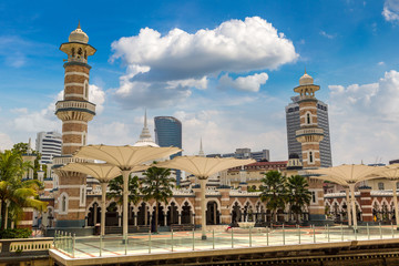 Fototapeta na wymiar Sultan Abdul Samad Jamek Mosque