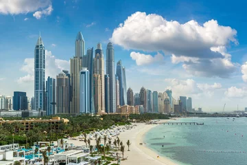 Rolgordijnen Dubai Marina © Sergii Figurnyi