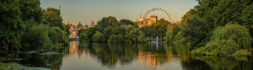 St Jameses Park Lake Sunset