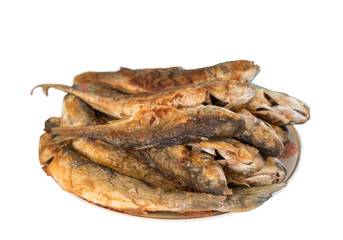 Fried mullet fish