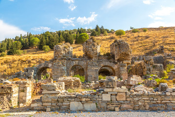 Fototapeta na wymiar Ancient city Ephesus, Turkey