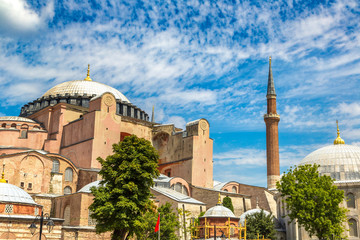 Fototapeta na wymiar Hagia Sophia in Istanbul, Turkey