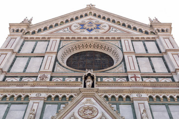 Fototapeta na wymiar Facade of Basilica De Sante