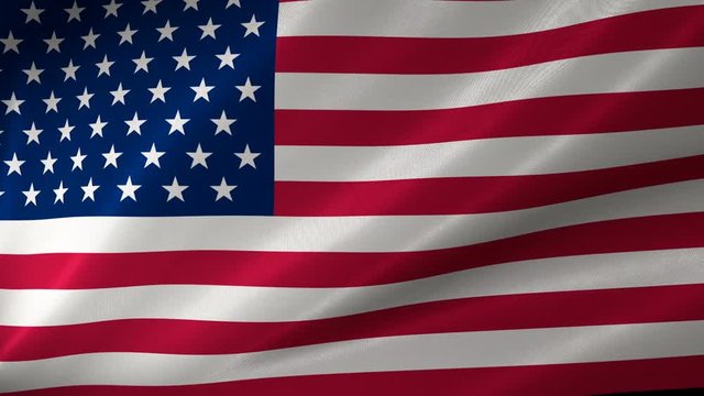Beautiful high quality, high detailed flag of United States.