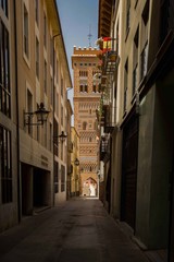 Fototapeta na wymiar Teruel is a Spanish city. Interior tourism, with attractive buildings and history towers.