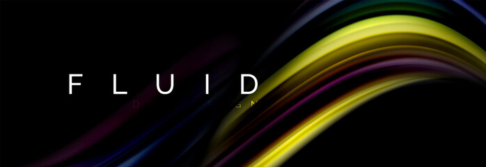 Fluid color motion concept