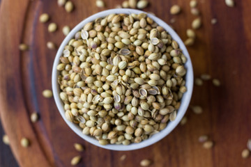 Coriander seeds spice
