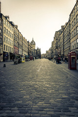 The famous Royal Mile in Edinburgh, Scotland