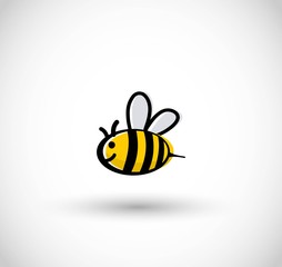 Cute bee vector illustration