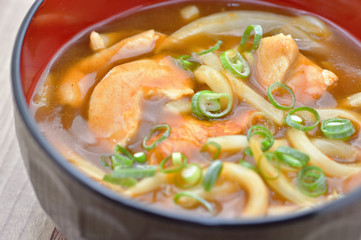 カレー鶏南蛮うどん