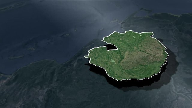 Guarico State  - Animation Map
States of Venezuela