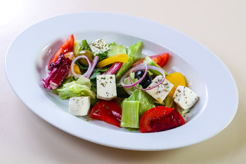 Traditional Greek salad